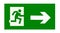 Exit emergency sign