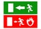 Exit icon vector illustration.The exit icon. Logout and output, outlet, out symbol. Flat Vector illustration