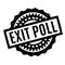 Exit Poll rubber stamp
