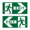 Exit sign green