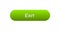 Exit web interface button green color, application log-out, internet design