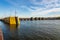 Exiting Lock and Dam No 11 on Upper Mississippi River near Dubuque