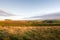 Exmoor evening, open wilderness. Autumn colours. UK.