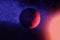 Exoplanet in deep space.Elements of this image were furnished by NASA