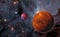 Exoplanet and Extrasolar moons, or exomoons in deep space