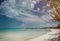 Exotic beach on bahamas island