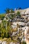 Exotic Botanic Garden Le Jardin de Exotique on top of medieval fortress castle hill in historic town of Eze in France