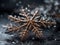 Exotic Elegance: Snowflakes Ornament in Enchanting Christmas Splendor
