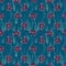 Exotic fish animalistic pattern