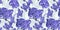 Exotic floral colored seamless pattern with spotty indigo orchid flowers.