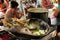 Exotic food in Iquitos in Amazonia