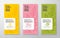 Exotic Fruits Tea Labels Set. Vector Packaging Design Layouts Bundle. Modern Typography, Hand Drawn Tea Leaves, Quince