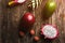 Exotic fruits on wooden background. Fresh dragon fruit, avocado, pineapple, lychee, mango at table. Fruit diet concept. Healthy