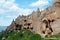 The exotic geography of Cappadocia, Goreme, Turkey.