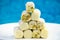 Exotic Kaju Pista Roll Or Cashew Pistachio Rolls Mithai Is Made Of Grated Cashews Mixed With Crumbled Khoya Mawa Kesar Mava