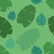 Exotic leaves, rainforest. Seamless, hand draw pattern. Vector background.
