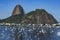 Exotic mountains. Famous mountains. Mountain of the Sugar Loaf in Rio de Janeiro, Brazil South America.