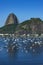 Exotic mountains. Famous mountains. Mountain of the Sugar Loaf in Rio de Janeiro, Brazil South America.