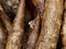 Exotic root cassava on display for sale