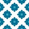 Exotic  seamless pattern. Blue extraordinary boho