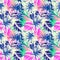 Exotic seamless tropical pattern.