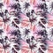 Exotic seamless tropical pattern.