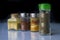 Exotic spices jars