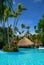 Exotic swimming pool in Dominican Republic,