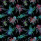 Exotic tarantula wild insect pattern in a watercolor style.