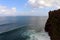 The exotic temple at the cliff, Pura Luhur Uluwatu. What a stunning view!