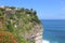 The exotic temple at the cliff, Pura Luhur Uluwatu. What a stunning view!