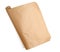 expanded brown paper roll, full frame, copy space