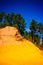 Expanse of sand in the ocher quarry