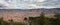 Expansive cityscape of Cusco, Peru, and cloudscape from above