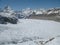 The expansive Gorner Glacier and Matterhorn peak near Zermatt