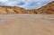 Expansive Limestone Quarry Landscape