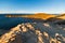 Expansive view at sunset on Titicaca Lake, Bolivia