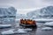 expedition in Antarctica boat sailing generative AI