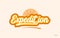 expedition orange color word text logo icon