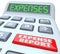 Expense Report Calcualtor Adding Receipts Business Costs