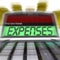 Expenses Calculated Shows Business Expenditure And Bookkeeping