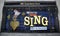 Experience Store window display decorated with Sing film promotion by Illumination Entertainment