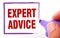 Expert advice