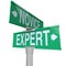 Expert Vs Novice Two Way Road Sign Skills Experience Expertise