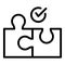 Expertise utility icon, outline style