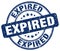 expired blue stamp