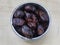 Expired Closeup dried date palm fruits