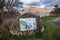 Explanatory signboard at Beinn Eighe Nature Reserve near Kinlochleven in the Highlands of Scotland