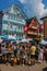 Exploratory tour through the beautiful Appenzell town, Switzerland,