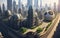 Explore a Breathtaking 3D Cityscape in Stunning 8K Resolution Generated -AI